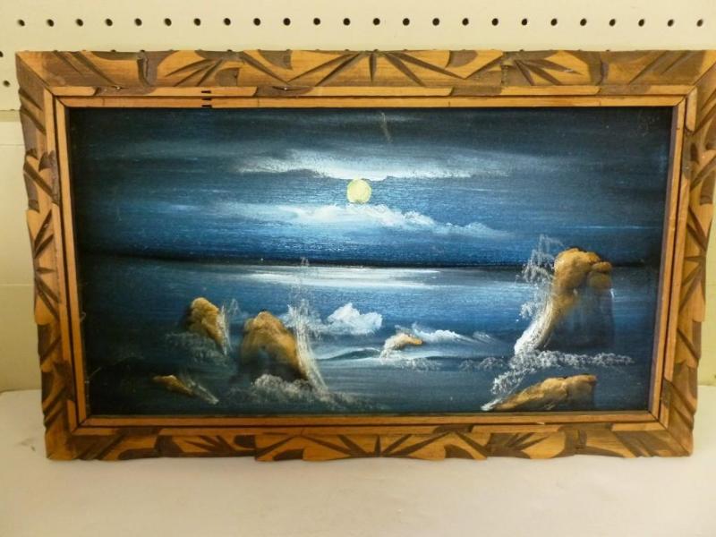 Beautiful solid wood framed origina...