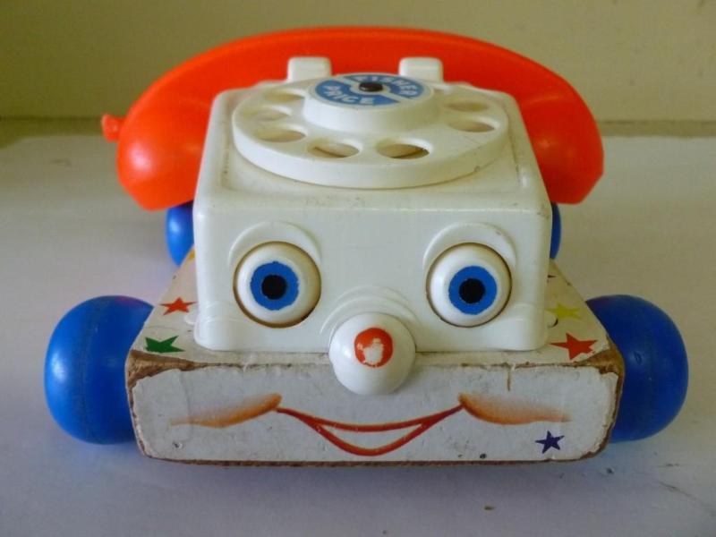 Vintage 1961 Fisher Price play roll...