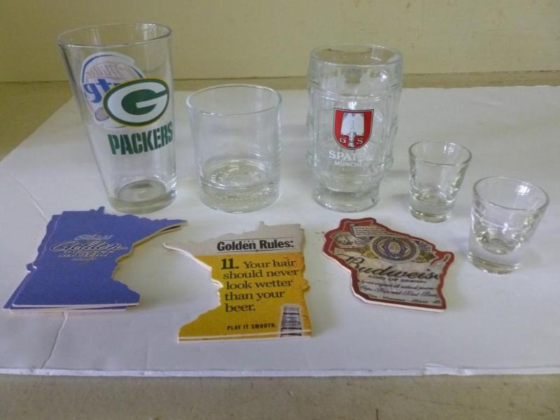 Large beer related lot that include...