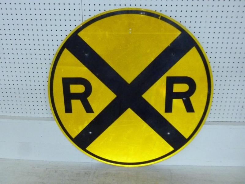 Large heavy gage metal Railroad Cro...