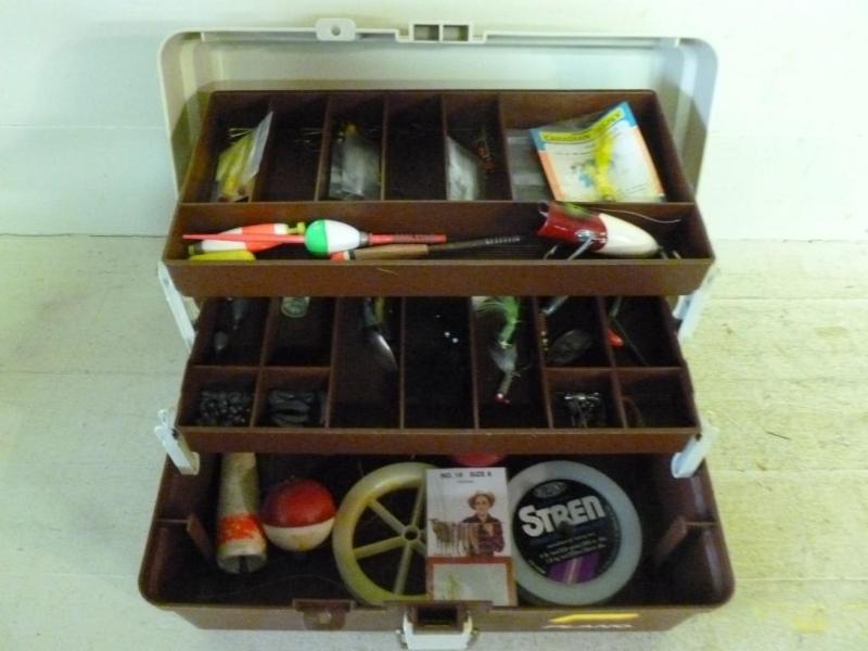 Plano tackle box loaded up with dif...