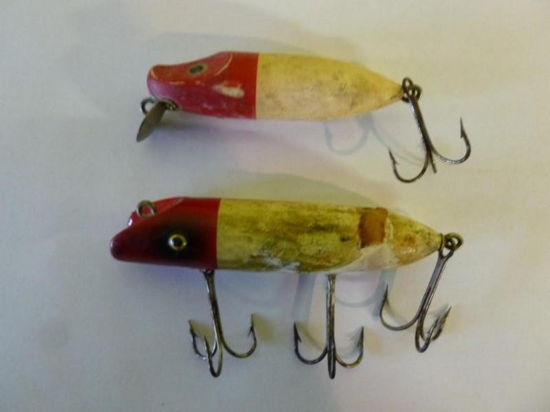 Lot of two vintage fishing baits, o...