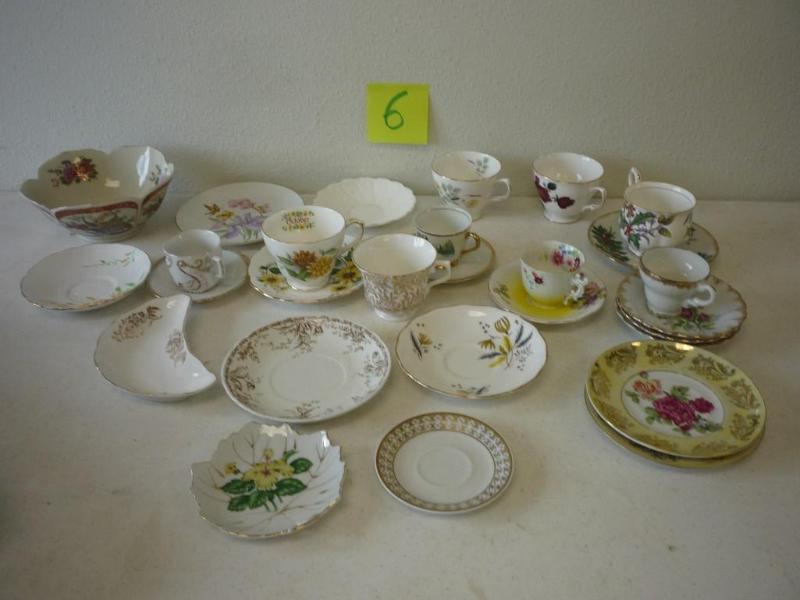 Cups and Saucers.