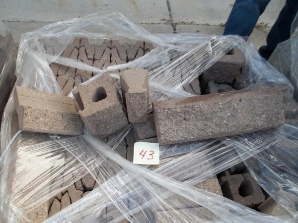lot 43 image: 107 PCS NOVA BRIK BROWN BLEND, 16 P...