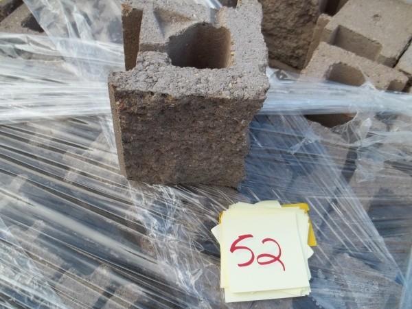 lot 52 image: 128 PCS NOVA BRIK WALNUT OLD STYLE ...