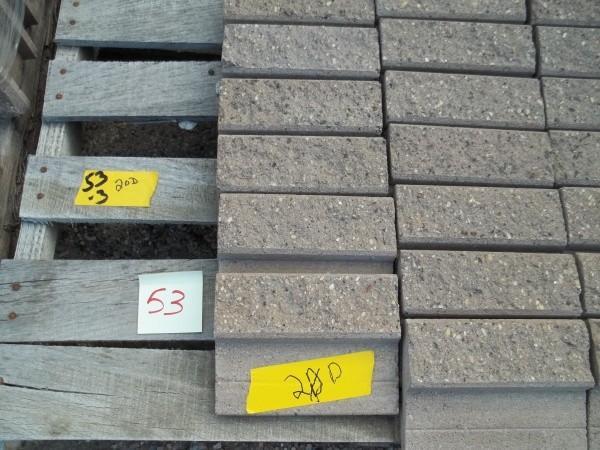 lot 53 image: 29 NOVA BRIK WALNUT, Pallet lbs. 13...
