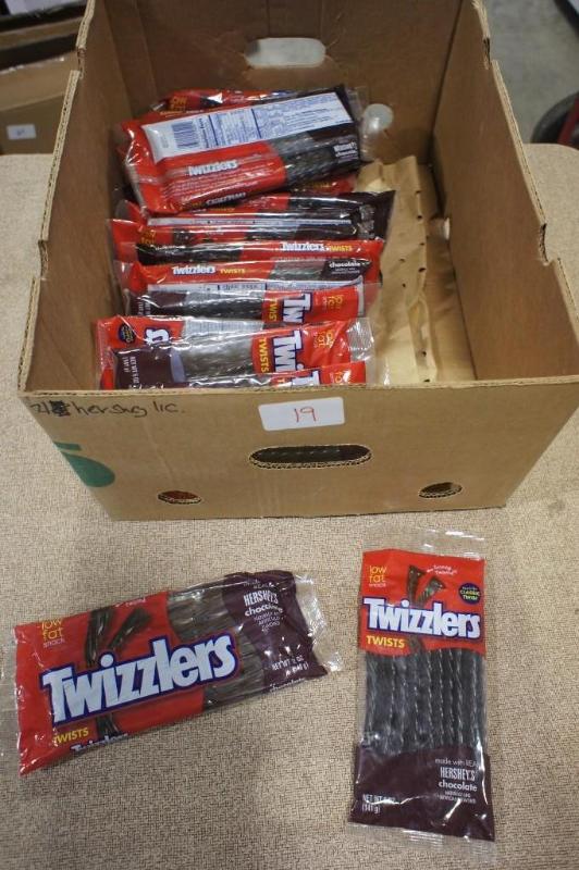 lot 19 image: Twizzlers Hershey Chocolate 12 oz5...