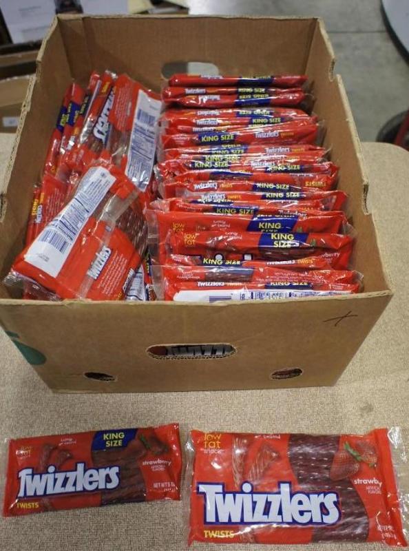 lot 2 image: Twizzlers Strawberry 5 oz packs App...