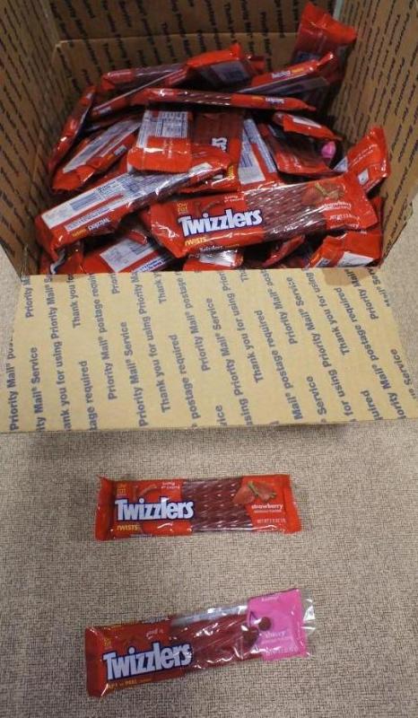 lot 22 image: Twizzlers Strawberry 5 oz. 2.5 oz ...