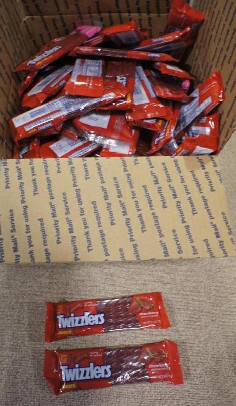 lot 23 image: Twizzlers Strawberry 5 oz. 2.5 oz ...