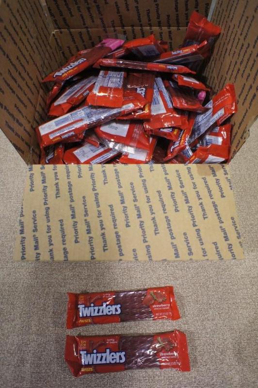 lot 24 image: Twizzlers Strawberry 5 oz. 2.5 oz ...