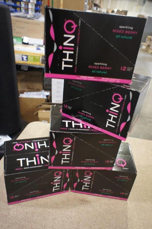 lot 43 image: 5 cases of ThinQ Energy drink. 12-1...