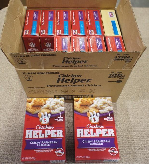 lot 44 image: Chicken Helper 8.4 oz. boxes. Appro...