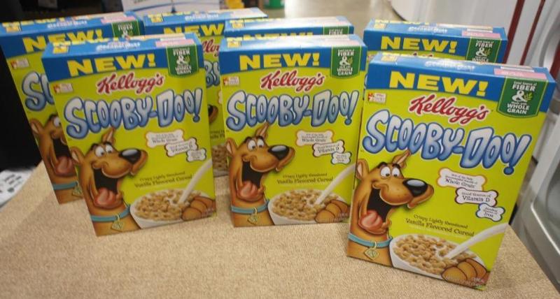 lot 47 image: Kelloggs Scooby-Doo cereal 12 oz. ...