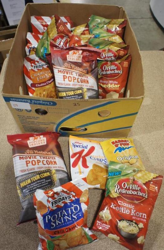 lot 59 image: Mixed lot of various snacks to incl...