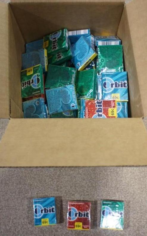 lot 6 image: Orbit Gum 6 pc. packs. Various flav...