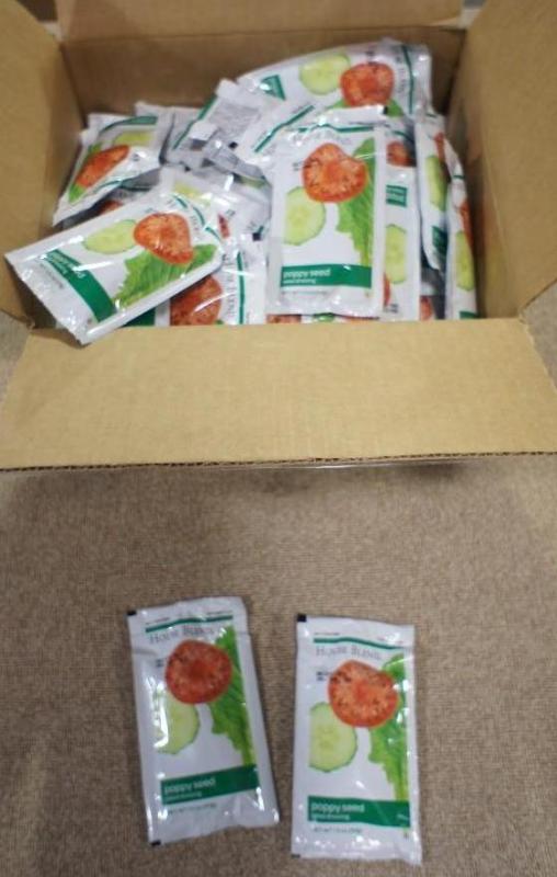 lot 66 image: House dressing packets 1.5 oz packs...