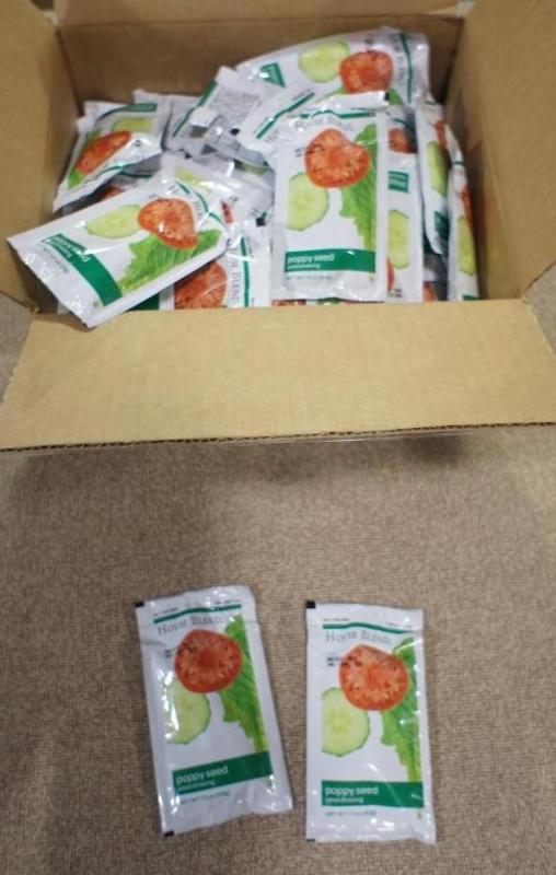 lot 67 image: House dressing packets 1.5 oz packs...