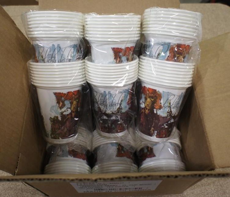 lot 72 image: 16 oz. Kentucky Derby plastic cups ...