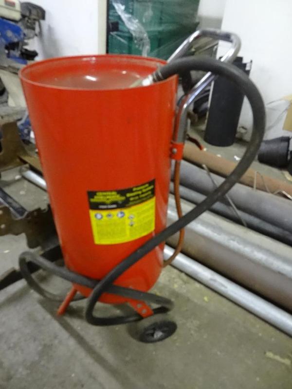 lot 15 image: Central pneumatic sand blaster....