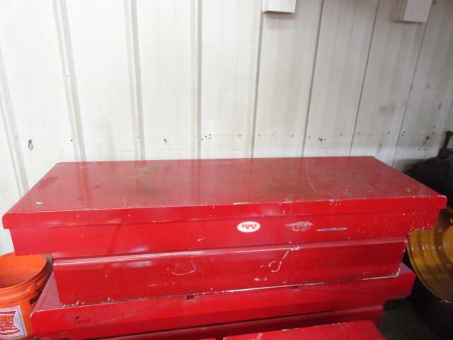 lot 17 image: Steel truck tool box. For full size...