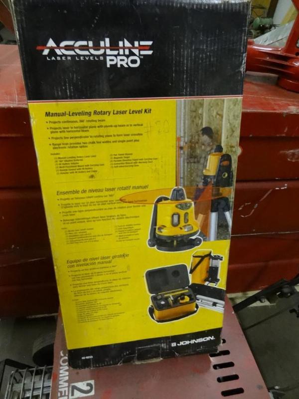 lot 7 image: Johnson manual leveling rotary lase...