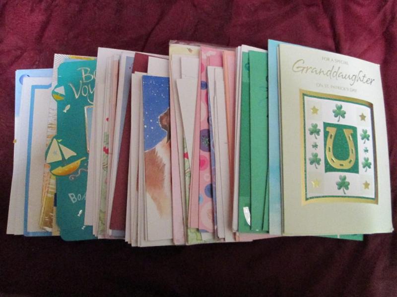 Approximately 100 assorted good-bye...