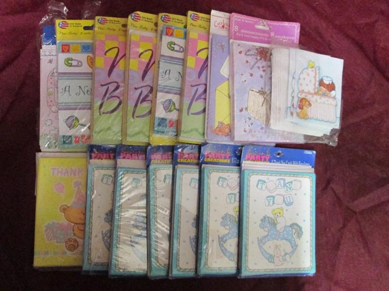 Lot of 16 packages of assorted baby...