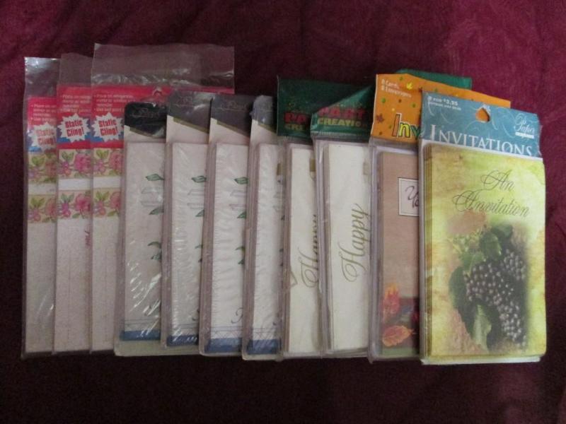 Lot of 10 packages of religious and...