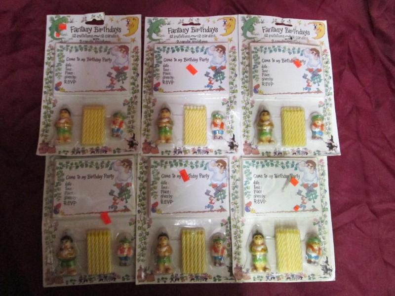 Lot of 6 Fantasy Birthday packets...