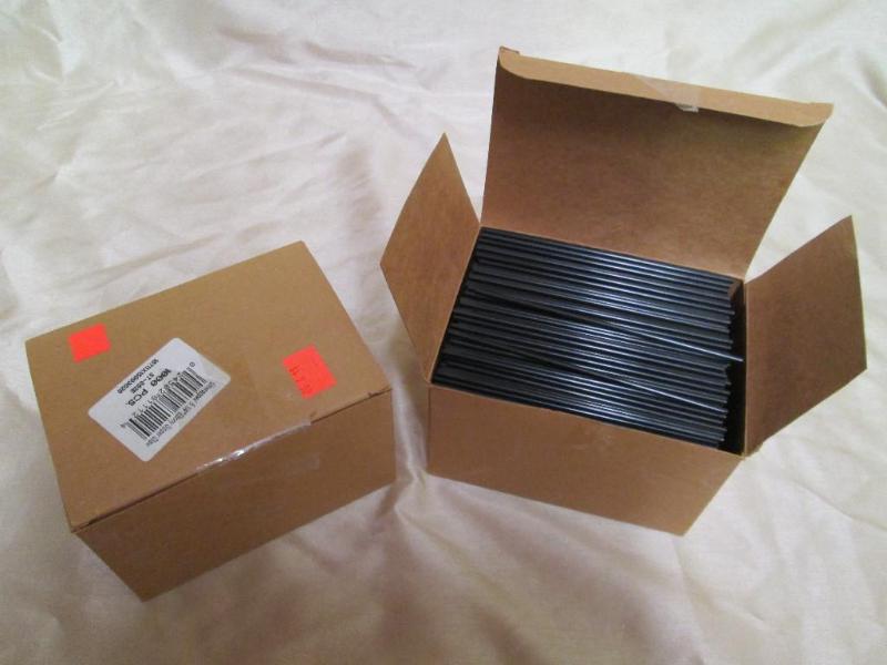 2 boxes of unwrapped sipper straws....