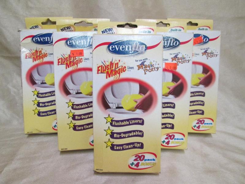 Lot of 5 packages of Evenflo Flush ...