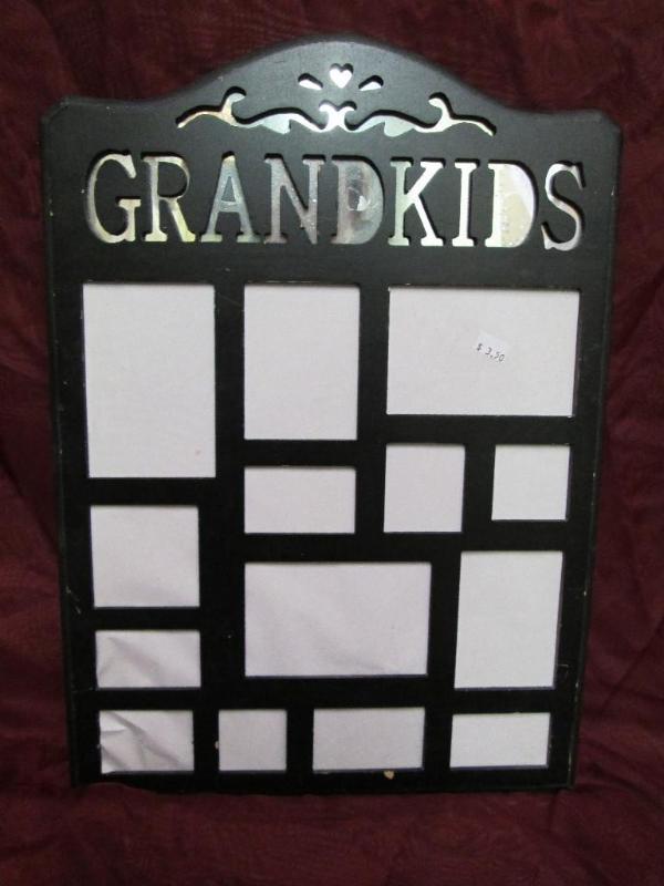 Black collage frame for the grandki...