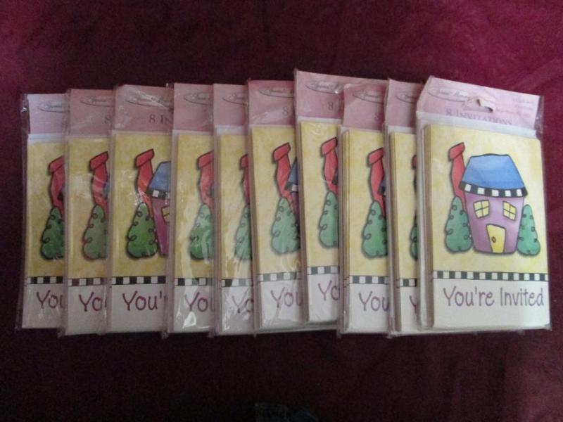 Lot of 8 packages of generic invita...
