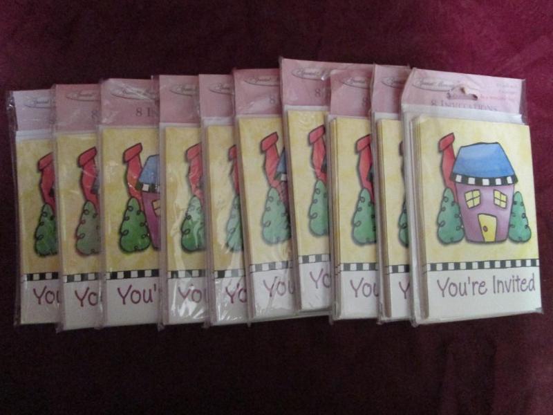 Lot of 8 packages of generic invita...