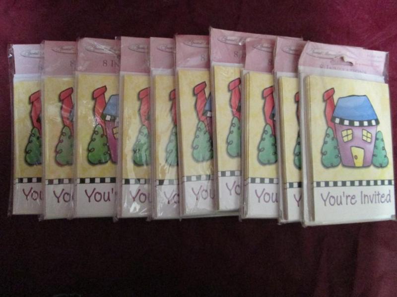 Lot of 8 packages of generic invita...