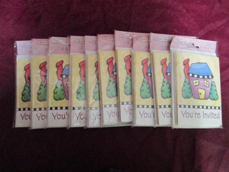 Lot of 8 packages of generic invita...