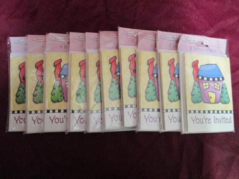 Lot of 8 packages of generic invita...