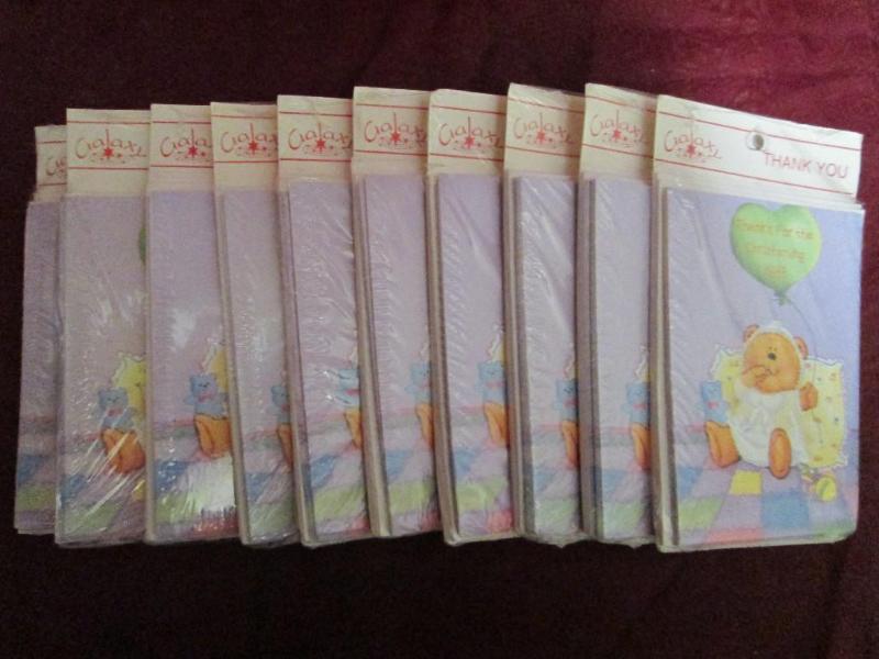 Lot of 10 packages of Thank You c...