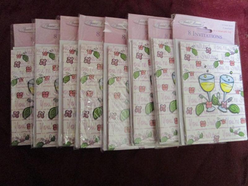 Lot of 8 packages of generic invita...
