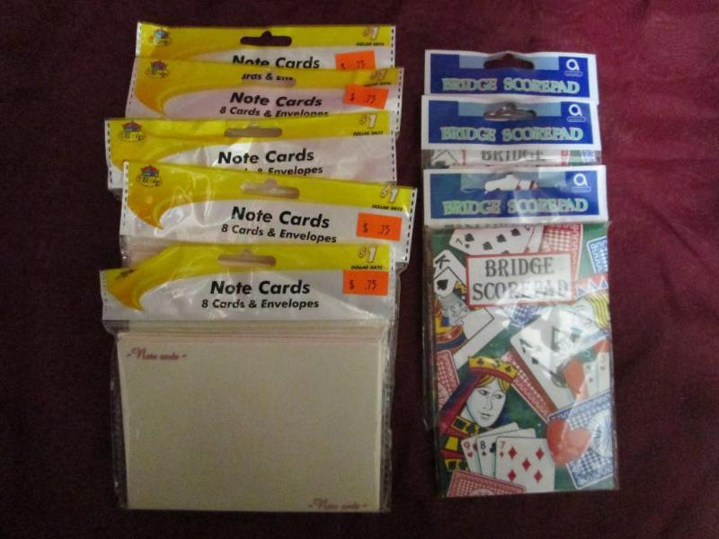 Lot of blank note cards with envelo...