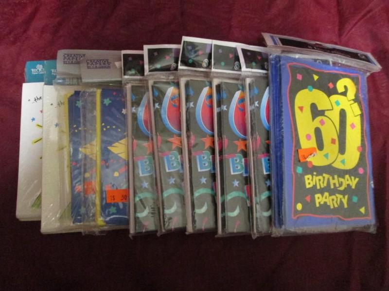 Lot of 10 assorted packages of mile...