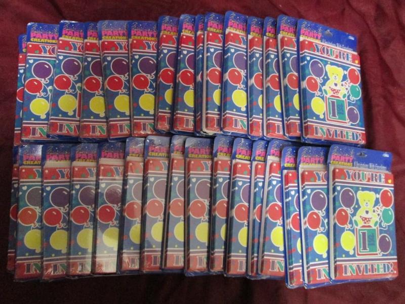Lot of 30 packages of First Birthd...