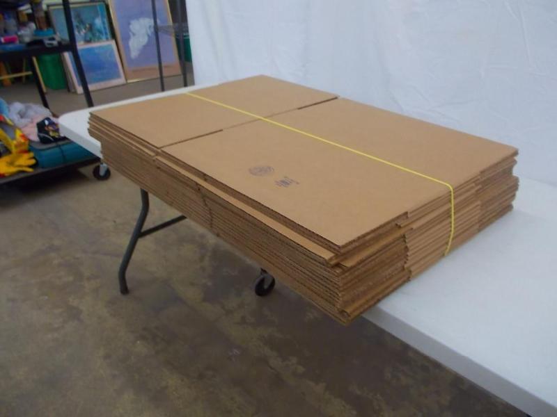 A bundle of 20 U-Line cardboard bro...