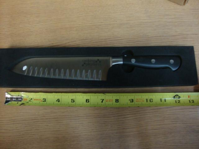 Cooking Pleasures Stainless Santoku...