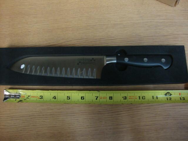 Cooking Pleasures Stainless Santoku...