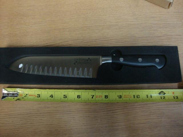 Cooking Pleasures Stainless Santoku...