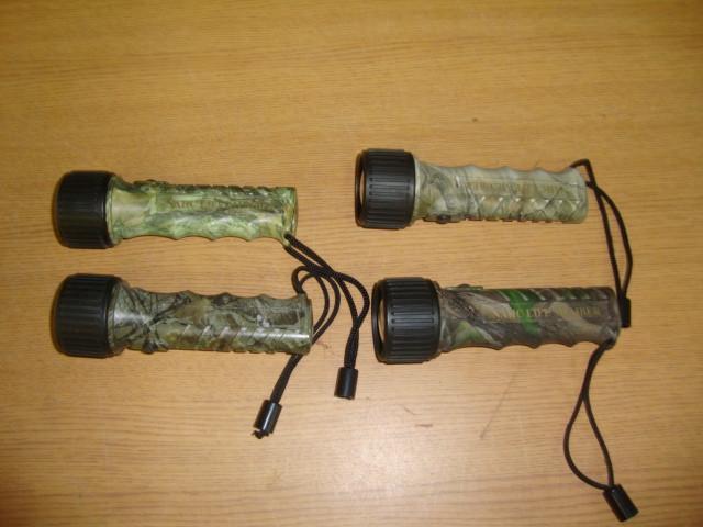 Camo Flashlights, Lot of 4...