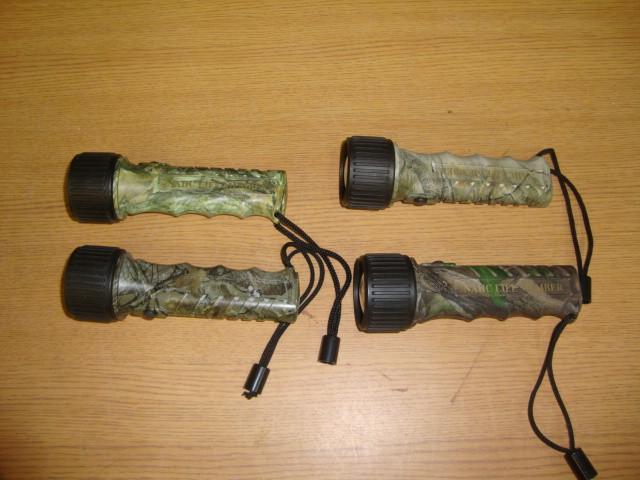 Camo Flashlights, Lot of 4...