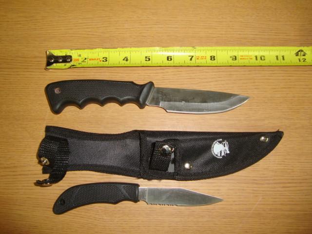 2 Knife Set with Dual Holster...